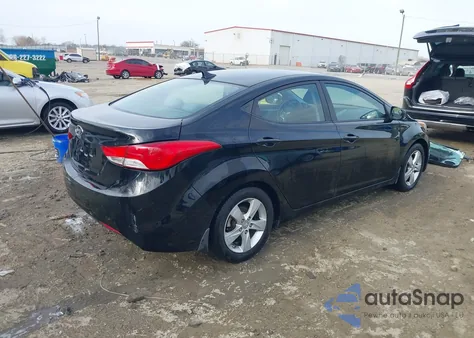 2012 Hyundai Elantra Gls (Ulsan Plant) from USA, damaged, VIN KMHDH4AE6CU332853